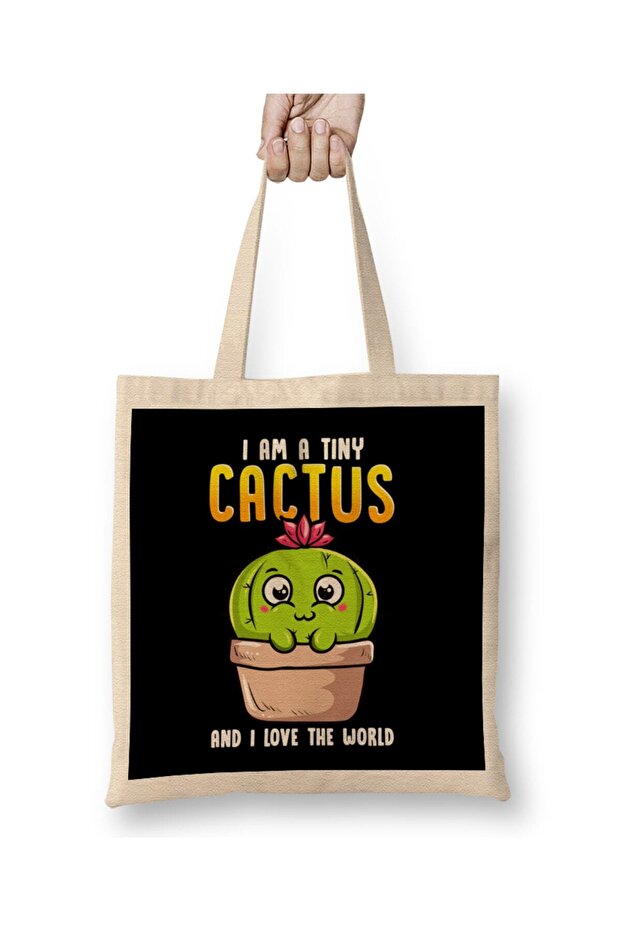 I Am a Tiny Cactus And I Love The World Cute Baby Diaper Bag Long Handle