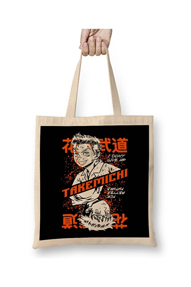 Anime Hanagaki Tokyo Revengers Takemichi Tote Bag Long Handle