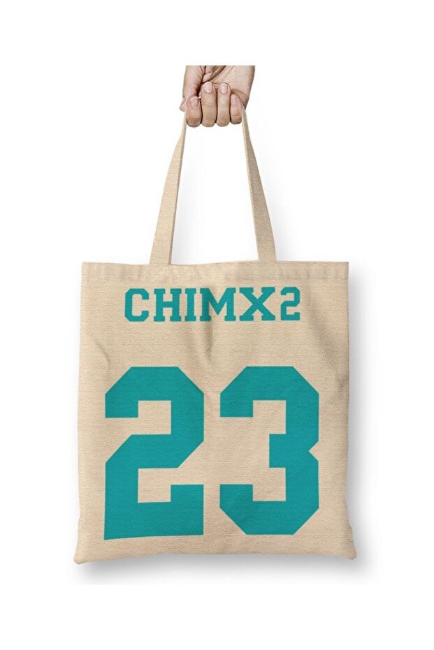 حقيبة قماش BTS Chimx2 بمقبض طويل