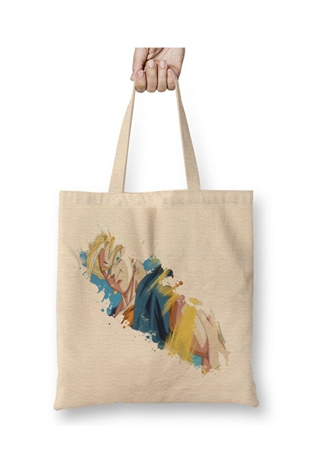 Vegetto O Guerreiro Imparavel Cloth Bag Long Handle