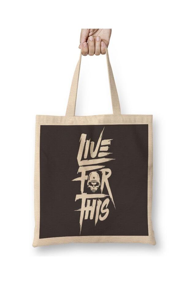 Live For This Cloth Bag Long Handle