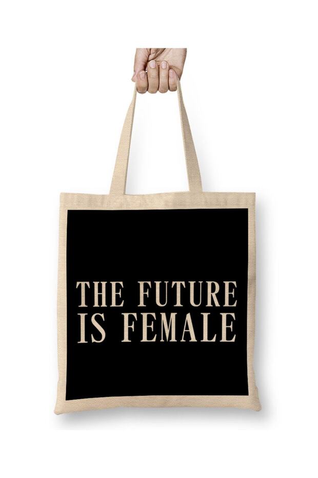 The Future Is Female Tote Bag Long Handle