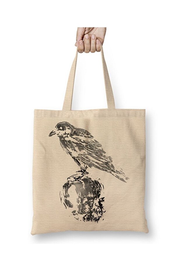 Homenagem A Poe Cloth Bag Long Handle