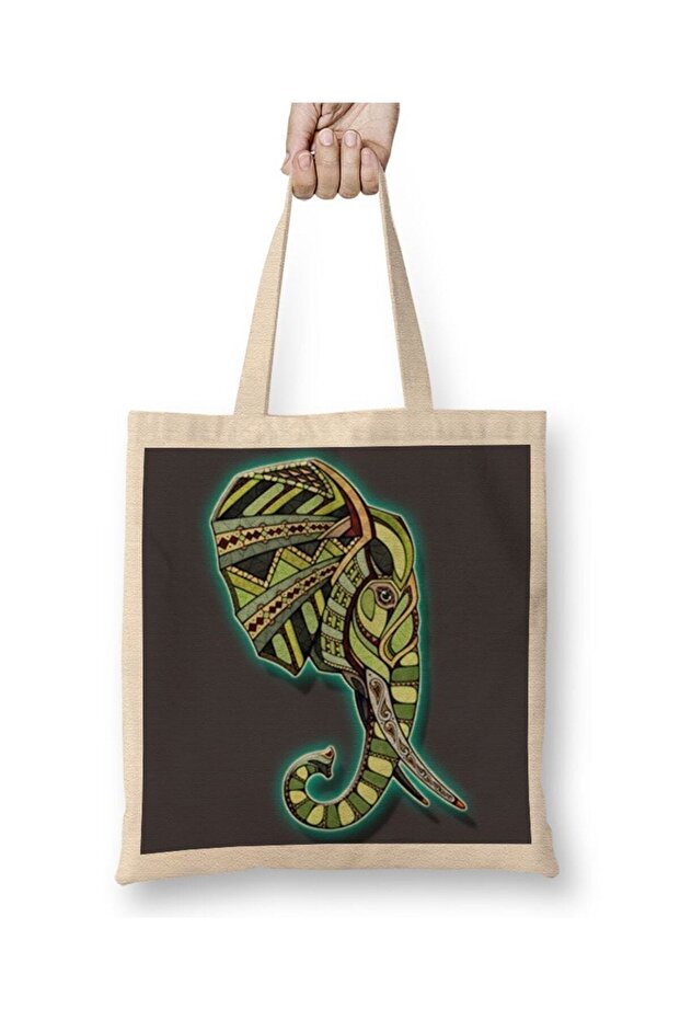 Elephant Cloth Bag Long Handle