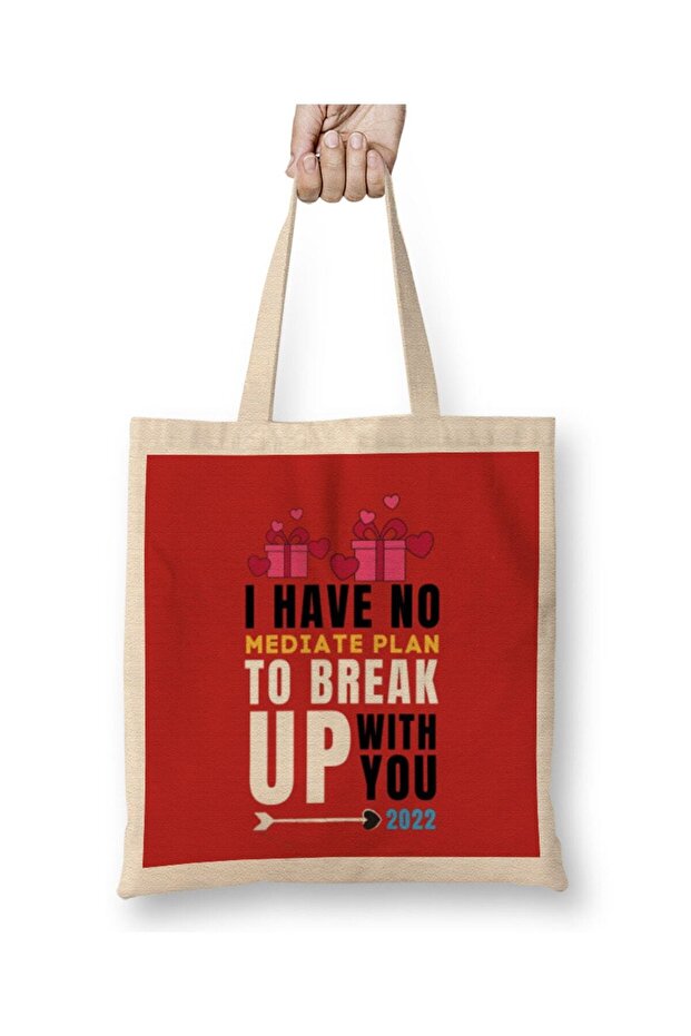 Sarcasm Funny Quote Valentine s Day For Lover Or Boyfriend Girlfriend Cloth Bag Long Handle
