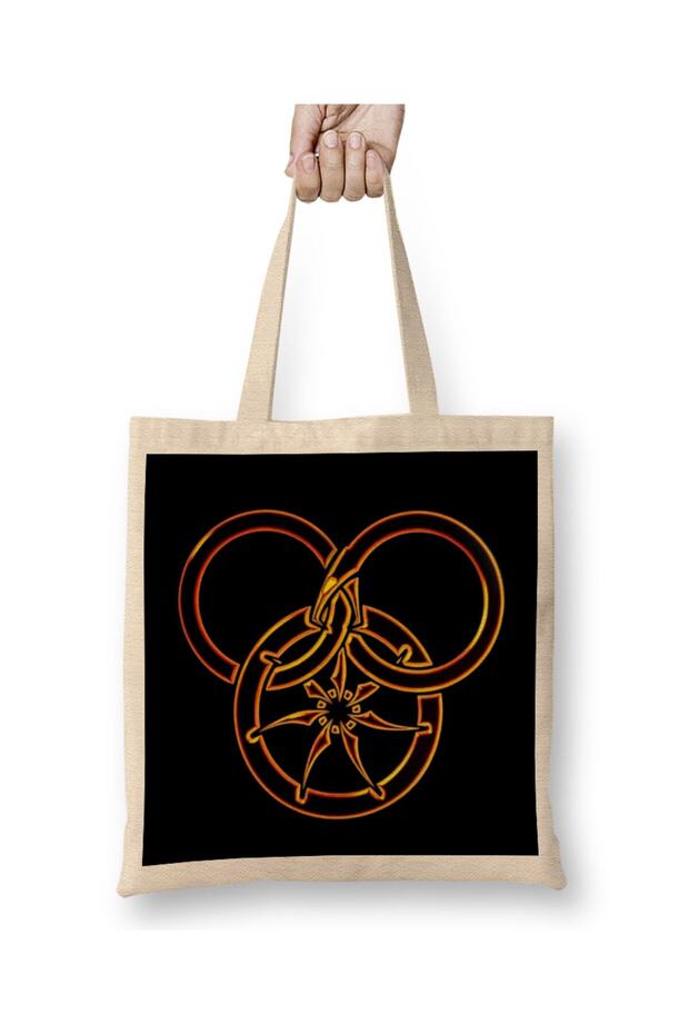 Wheel Of Time Logo Cloth Bag Long Handle