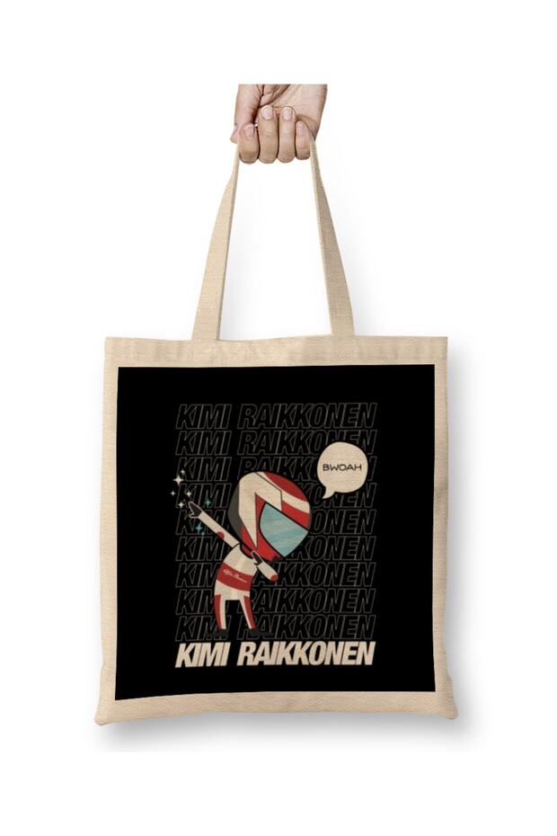 Kimi Raikkonen Dabbing Tote Bag Long Handle