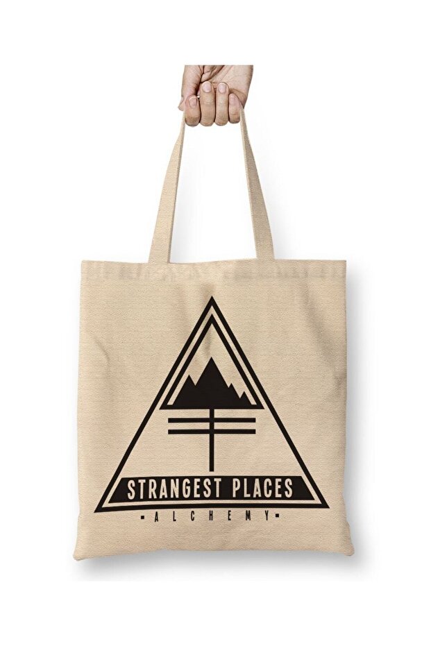 Alchemy Logo Cloth Bag Long Handle