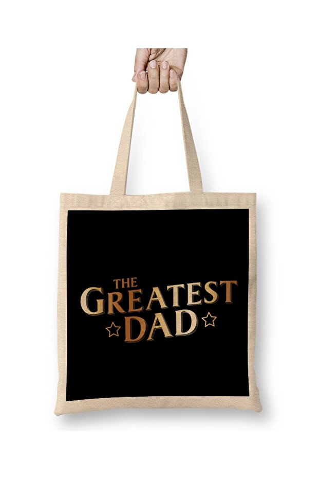 حقيبة قماش The Greatest Dad ذات مقبض طويل
