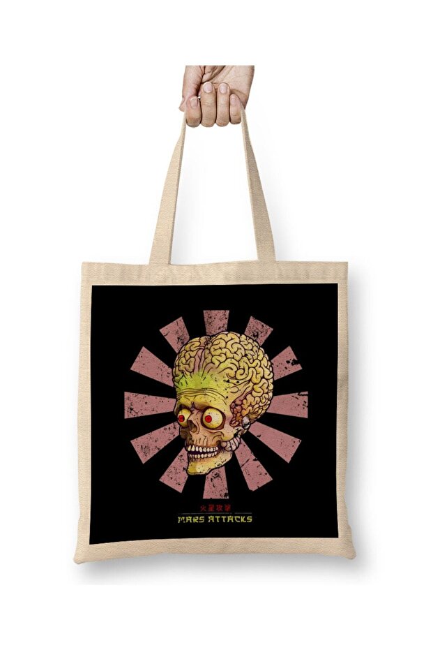 حقيبة حمل يابانية قديمة من Mars Attacks ذات مقبض طويل