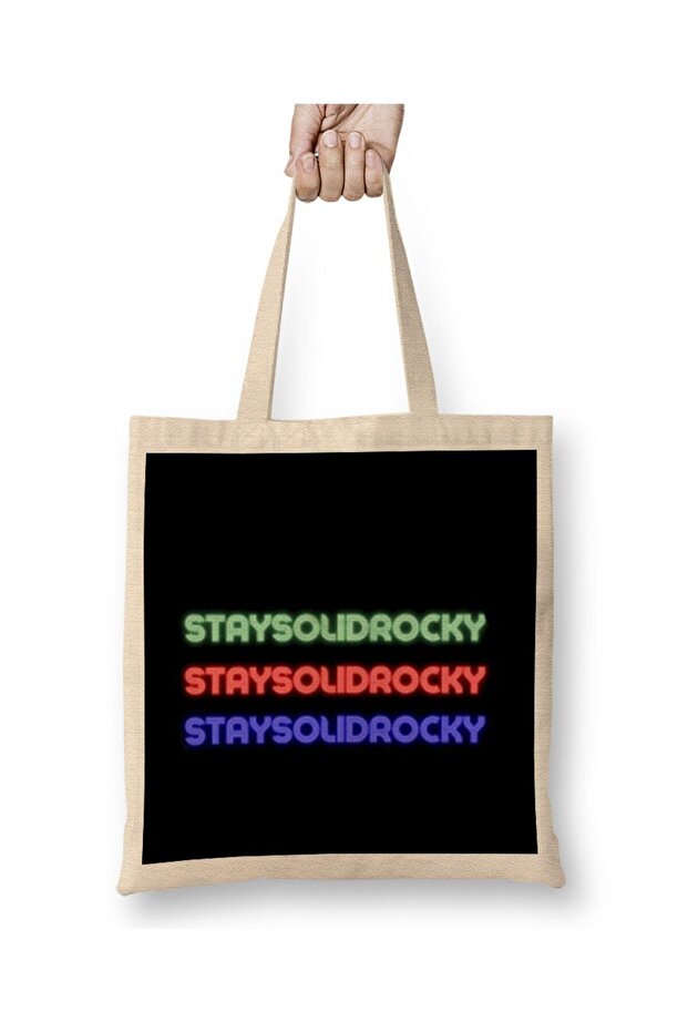 StaySolidRocky Tote Bag Long Handle
