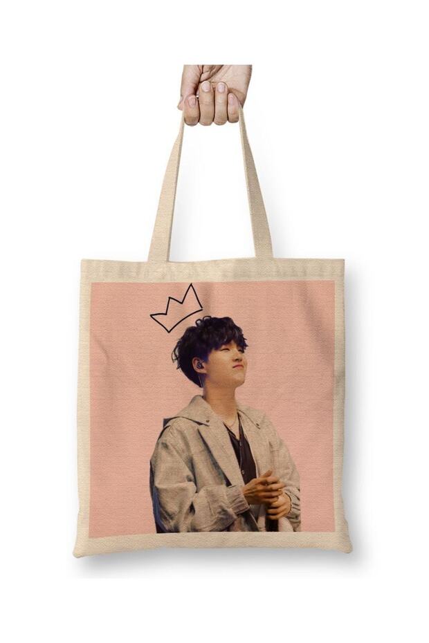 حقيبة قماش Suga Aesthetic Bts بمقبض طويل