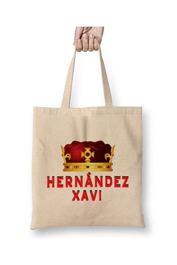 Xavi Hernández Art Gift Tote Bag Long Handle