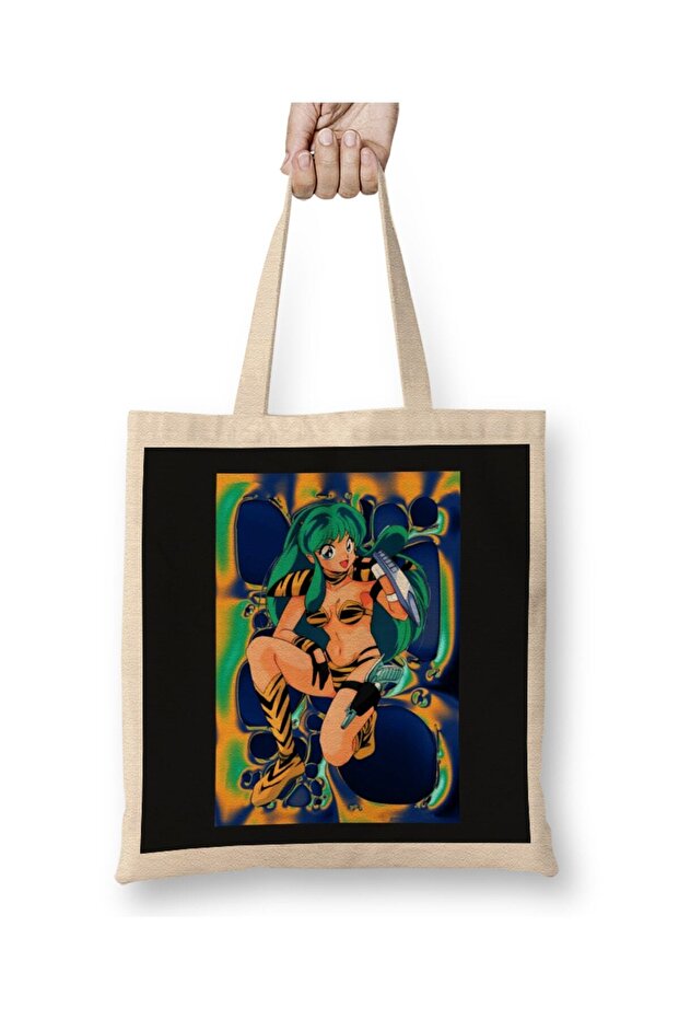 Lamu Lum Invader Urusei Yatsura Tote Bag Long Handle