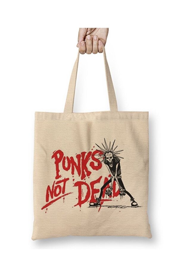 حقيبة حمل بمقبض طويل من Punks Not Dead