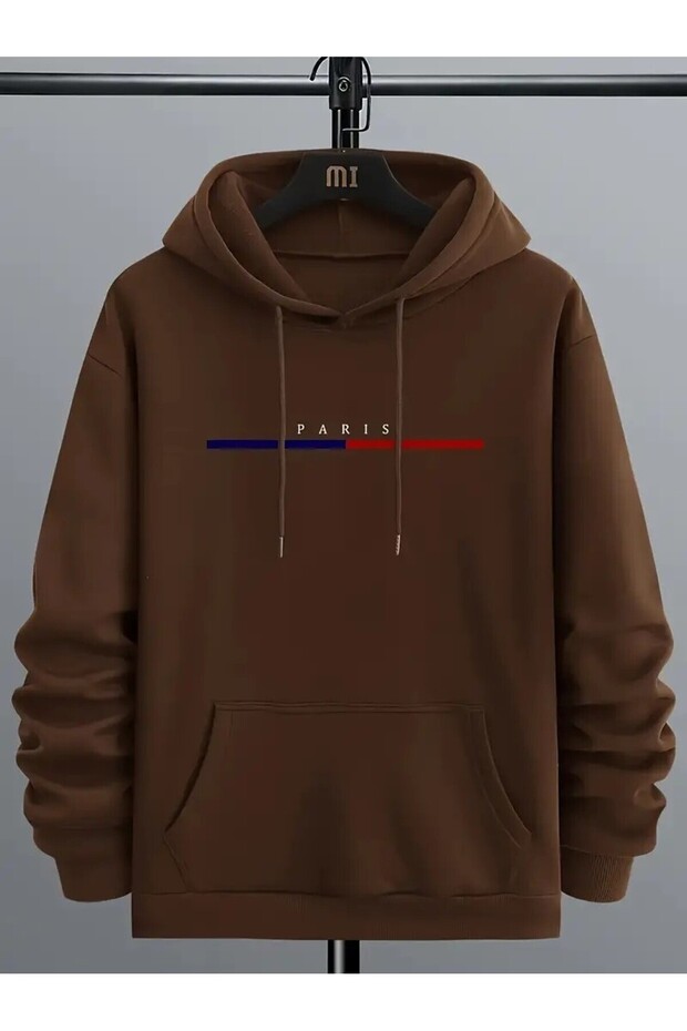 Printed hooded sweatshirt