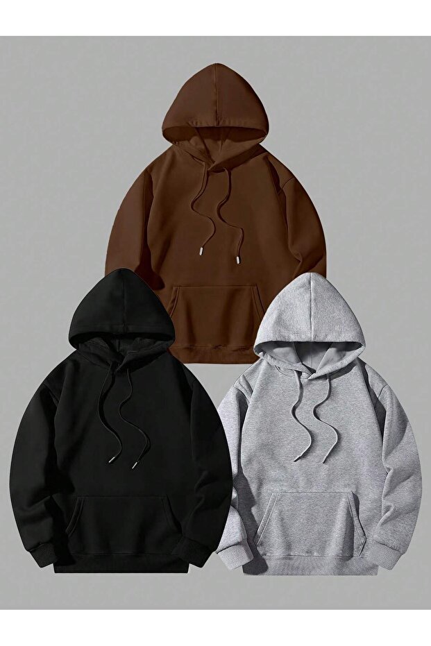 3-Pack Hooded Sweatshirt