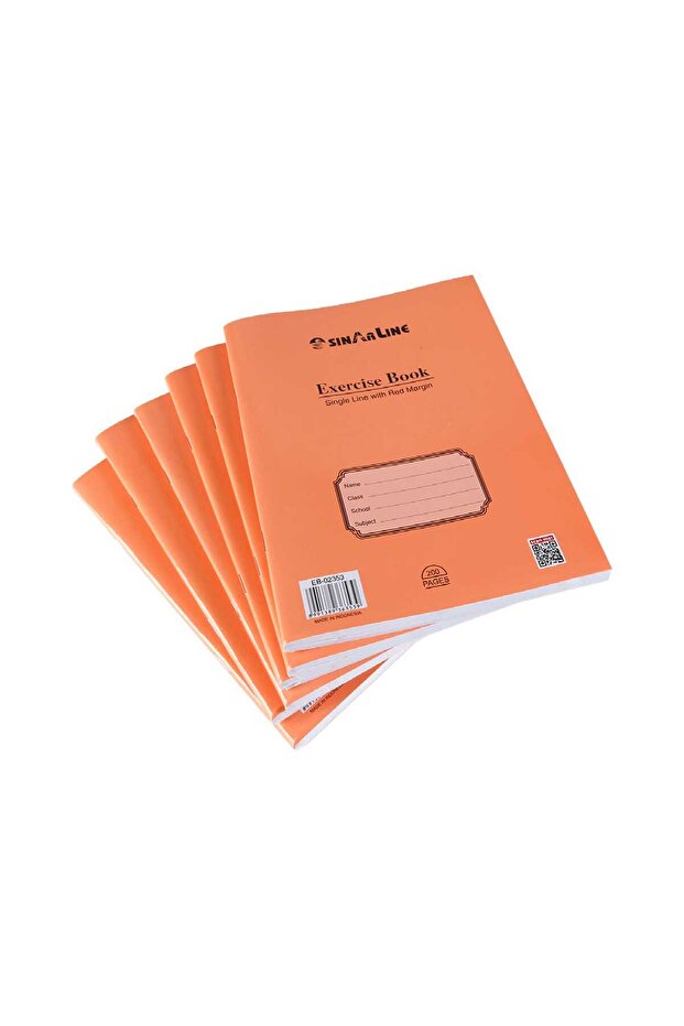 Sinar Line Exercise Book Single Line 200Pages Assorted 1Pc