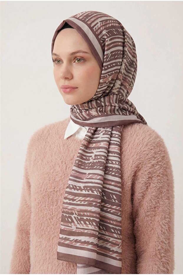 Patterned Soft Shawl 70026-01 - 1