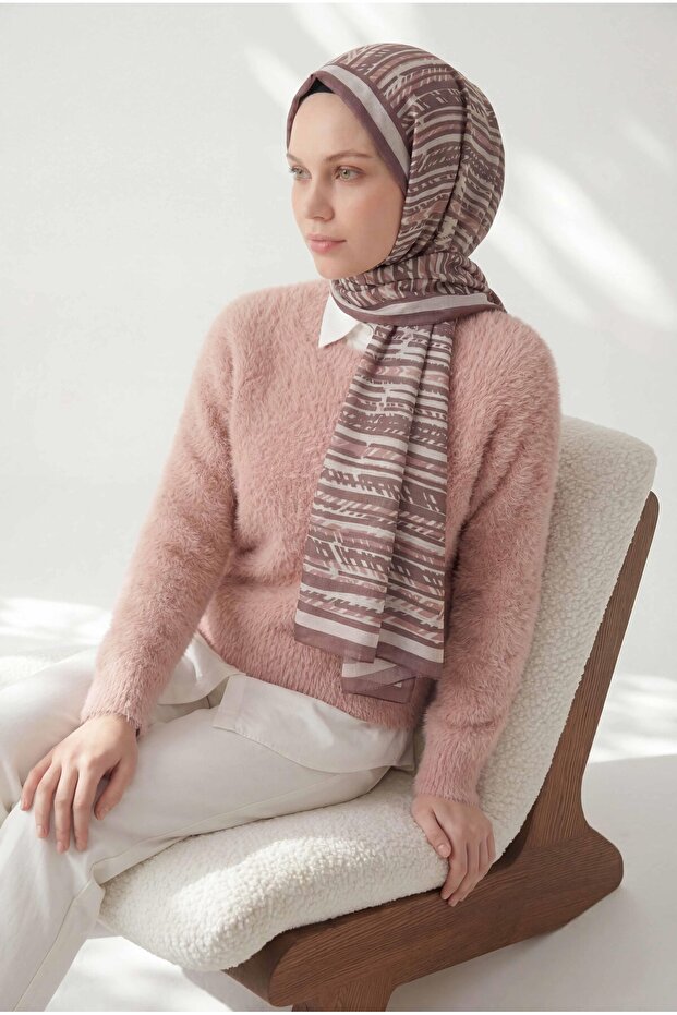 Patterned Soft Shawl 70026-01 - 3