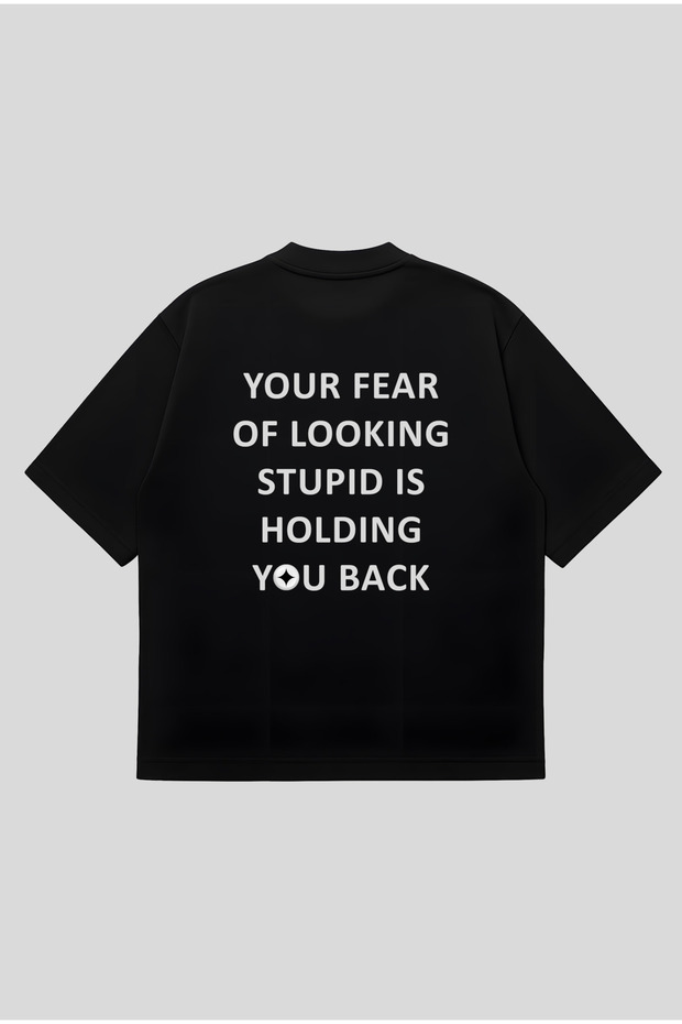 Your Fear Oversize Boxy Fit Unisex 100% Cotton Tshirt – Printed T-Shirt | Streetwear