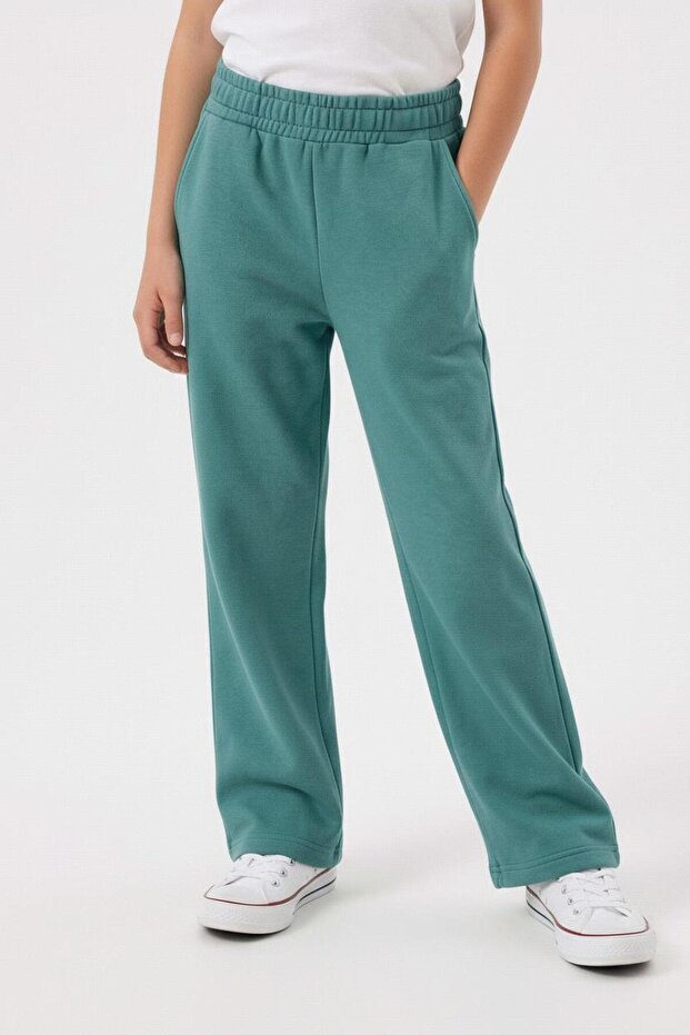 Devojčice, ravne široke pantalone - 5