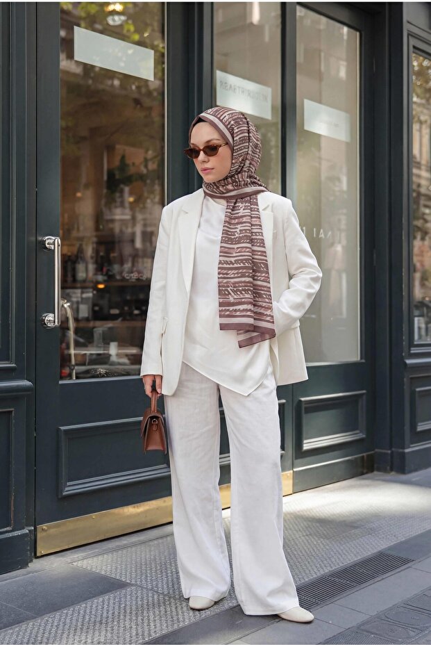 Patterned Soft Shawl 70026-01 - 5