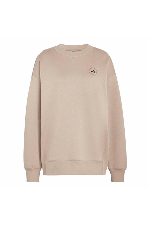 Asmc Loose Ss Women's Brown Sweatshirt Kf8865