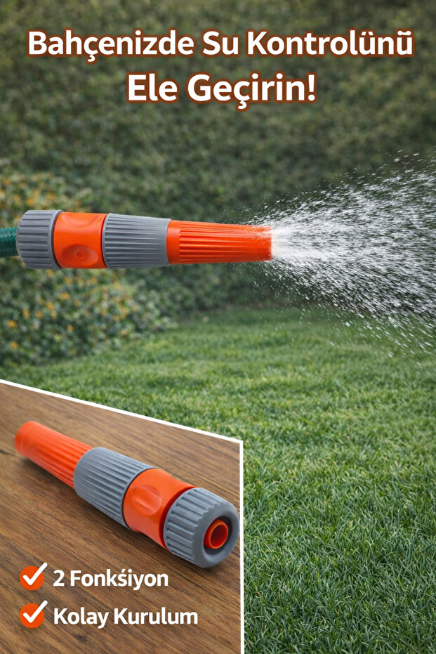 Lans Adjustable Hose End 08 Pressure & Sprinkler Irrigation Head Garden Vehicle Washing Hose Attachment