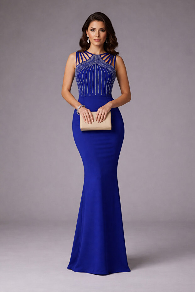 Eye-Catching Elegant Janjan Crepe Dress