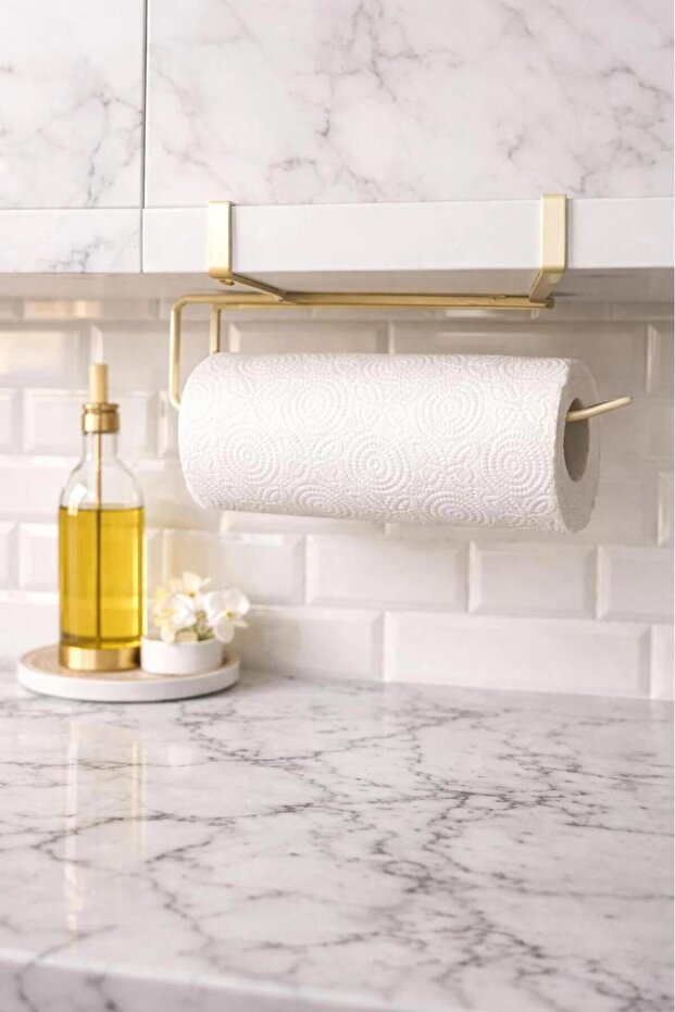 Cream Color Hanging Paper Towel Holder
