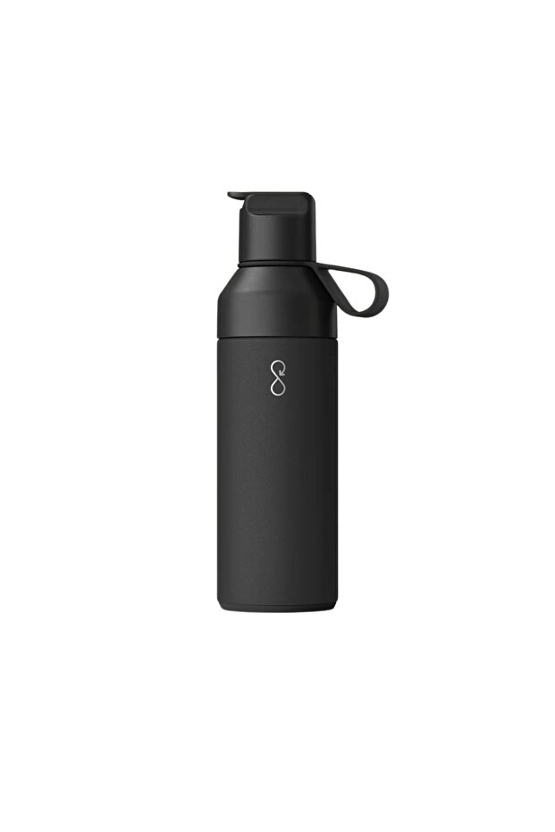 - Recycled Stainless Steel Go Water Bottle - Eco-Friendly & Reusable Bottle - Obsidian