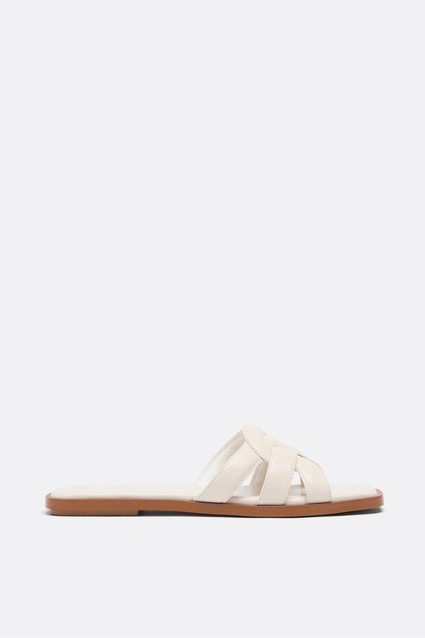 Flat slider sandals - 1
