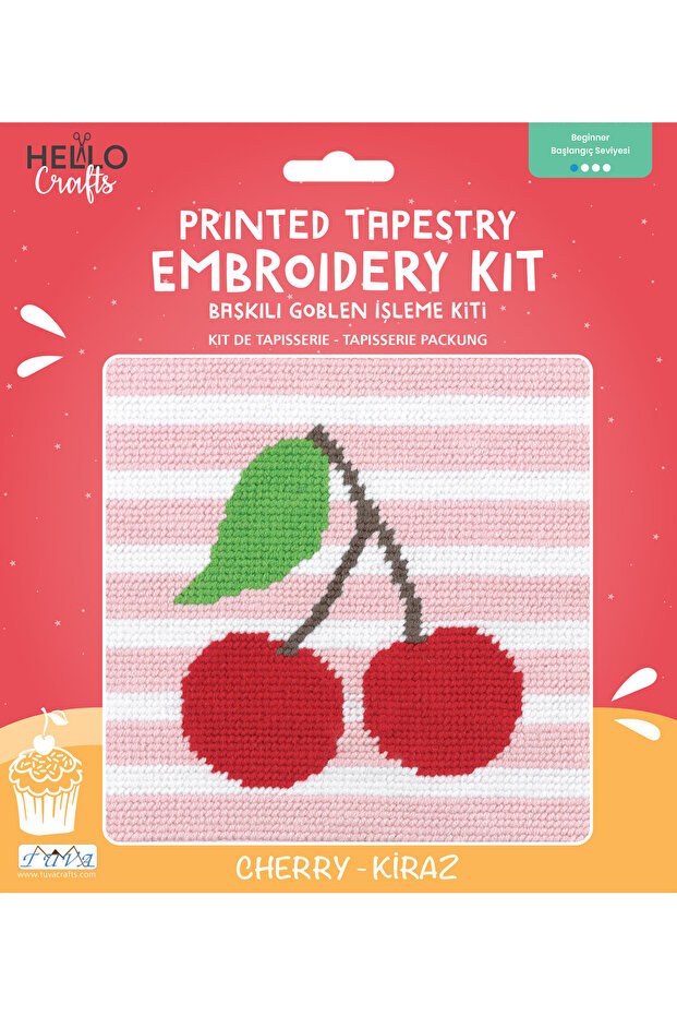 Cross Stitch Kit Cherry Cherry - 1