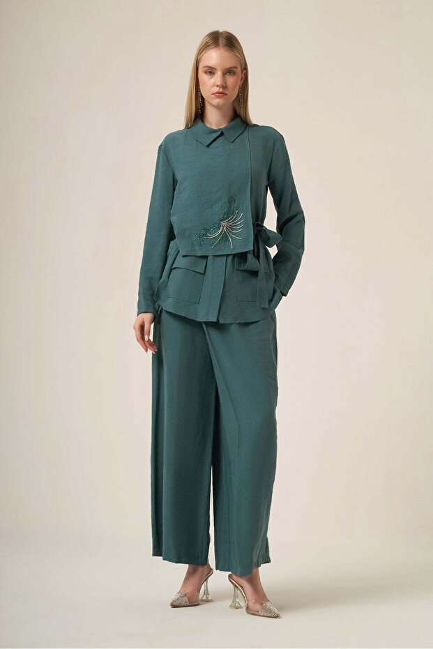 Women's Begonia Suit Petrol 31321