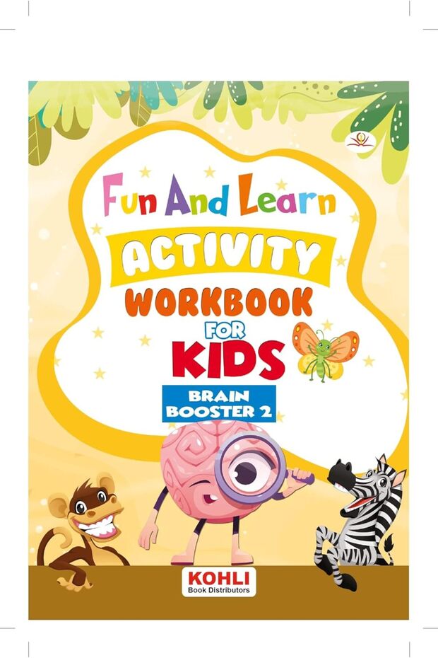 Fun And Learn Activity WORKBOOK For Kids Brain Booster 2