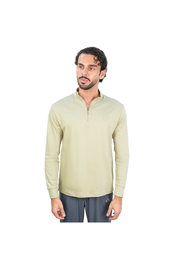 Men's Regular Liquid Touch Half-Zip Tee