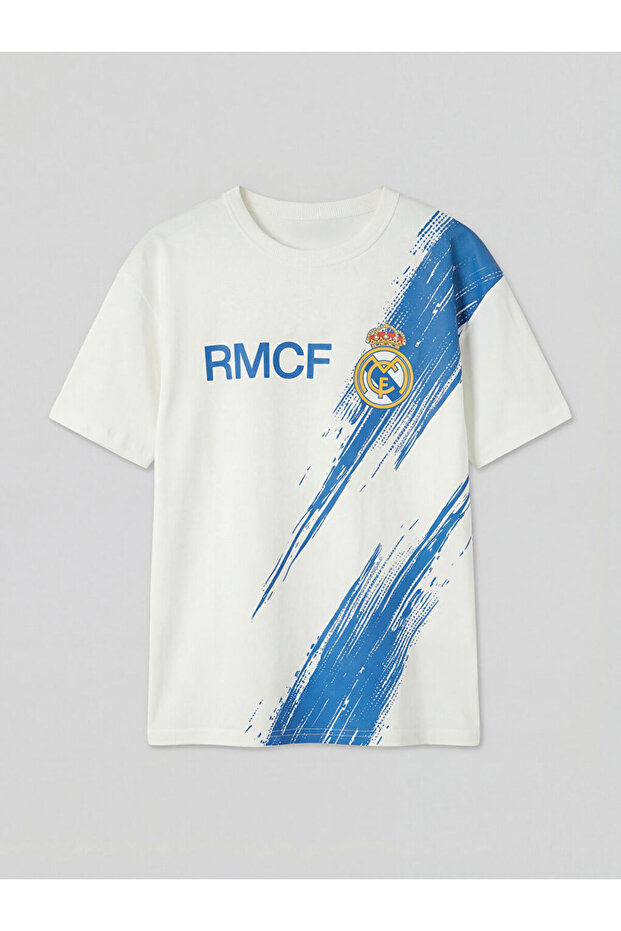 Esvab • Modern & Distinctive Zero Roba Collar Fan Printed Boys' T-Shirt