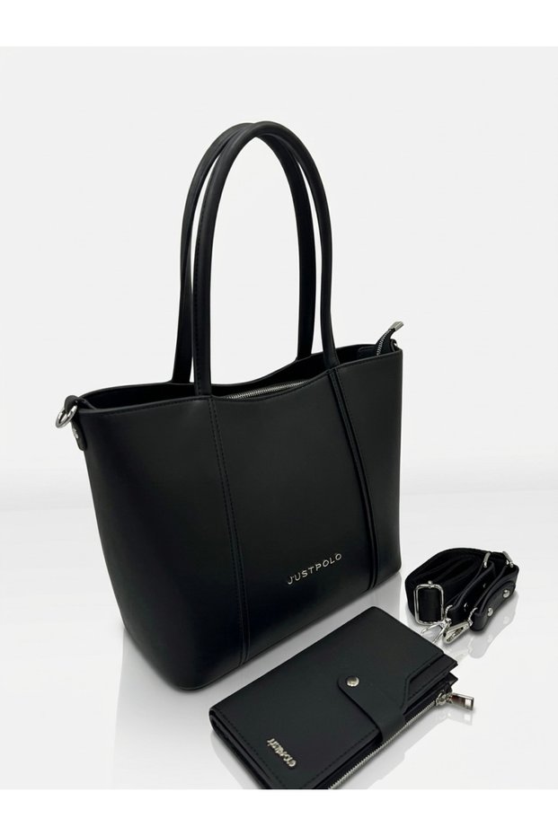 Women's Original Large Size Luxury Hand & Shoulder Bag and Wallet Shopper 27 X 33 cm