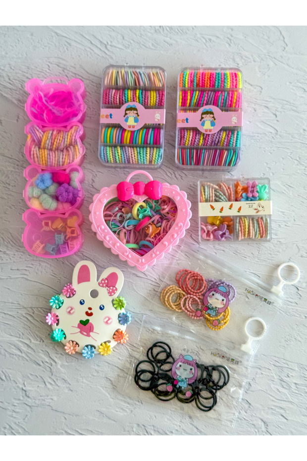 8-Piece Boxed and Bagged Buckle Sets Girls' Buckle Set Gift