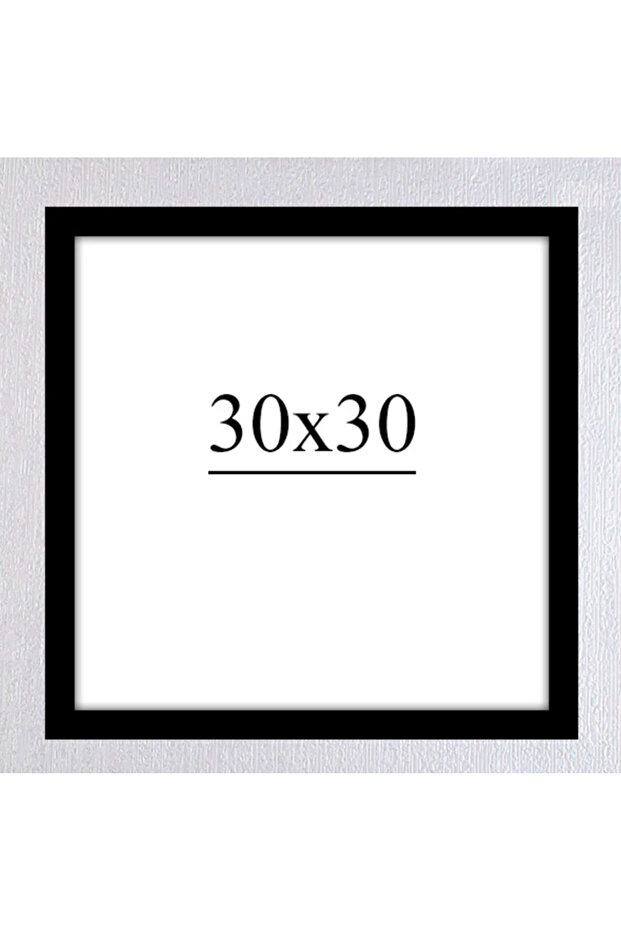 إطار أسود اللون مقاس 30x30