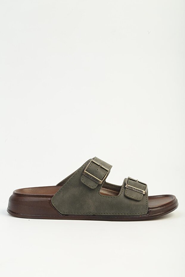 Khaki Men's Slippers Pc-7923