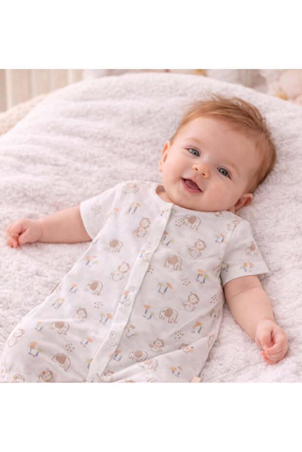 Baby Boy Summer Cotton Combed Cotton Fabric Jumpsuit 0-6 Months 5485 5480