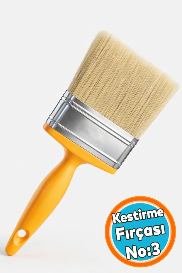 Premium Painting Brush Professional Paint and Edge Finishing Brush Water Based 76 mm (1 Piece) No:3