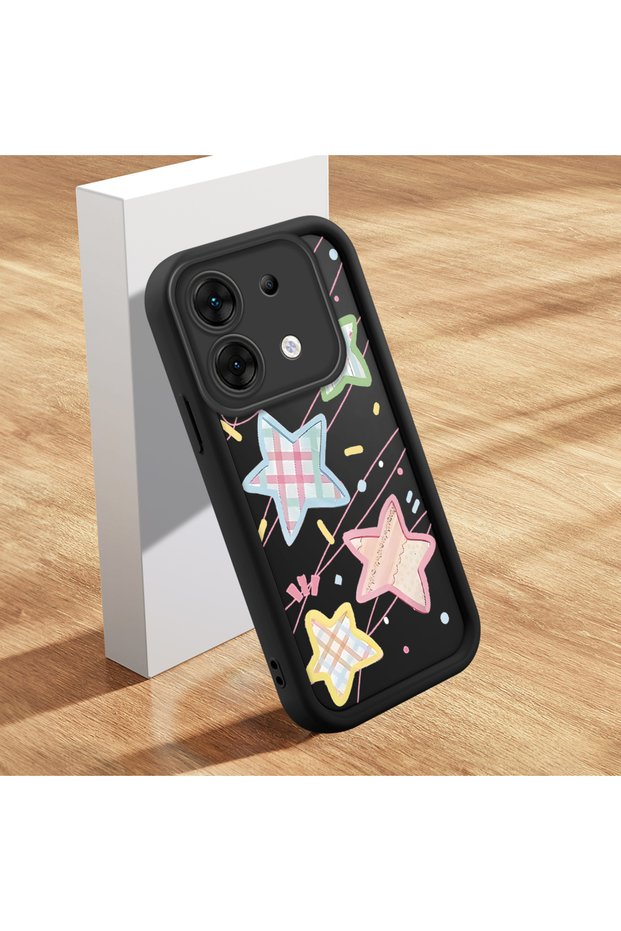 Infinix Zero 30 5g Compatible Case Slim Soft Silicone Phone Cover Star Pattern