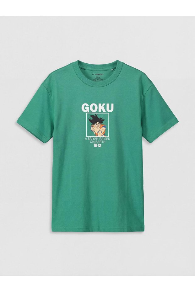 Lcw Kids Crew Neck Dragon Ball Printed Boys T-Shirt