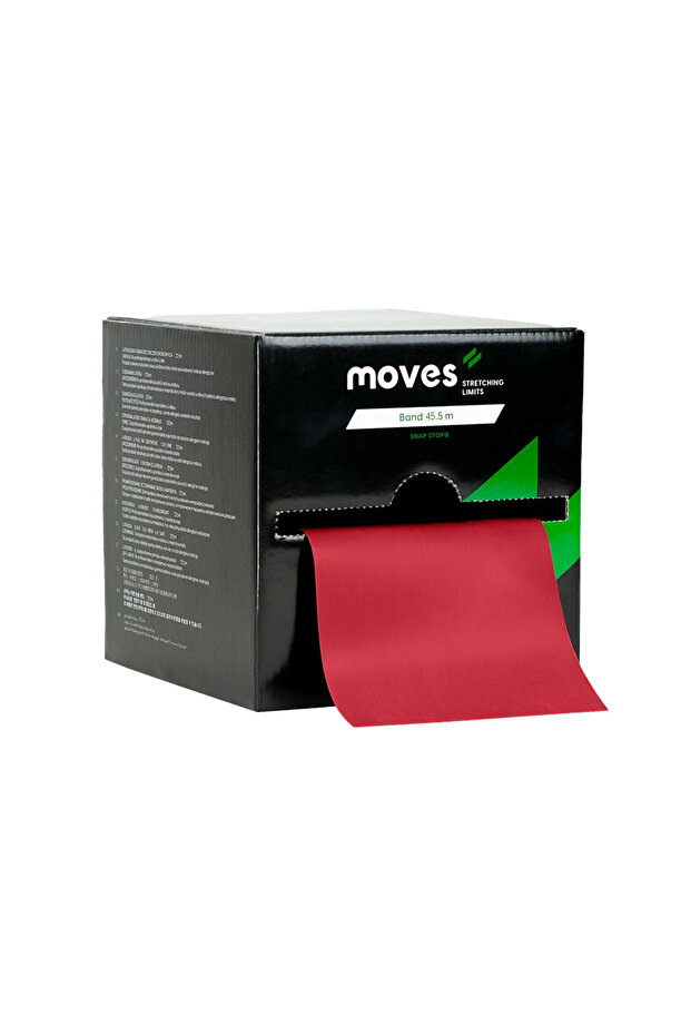 Exercise Band Roll 45.5 Meters - Red Color - Physical Therapy and Pilates Band