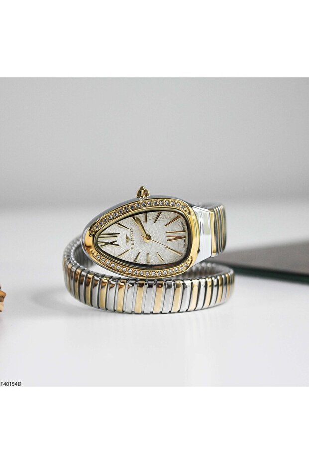 F40154D Women's Wristwatch with Steel Strap