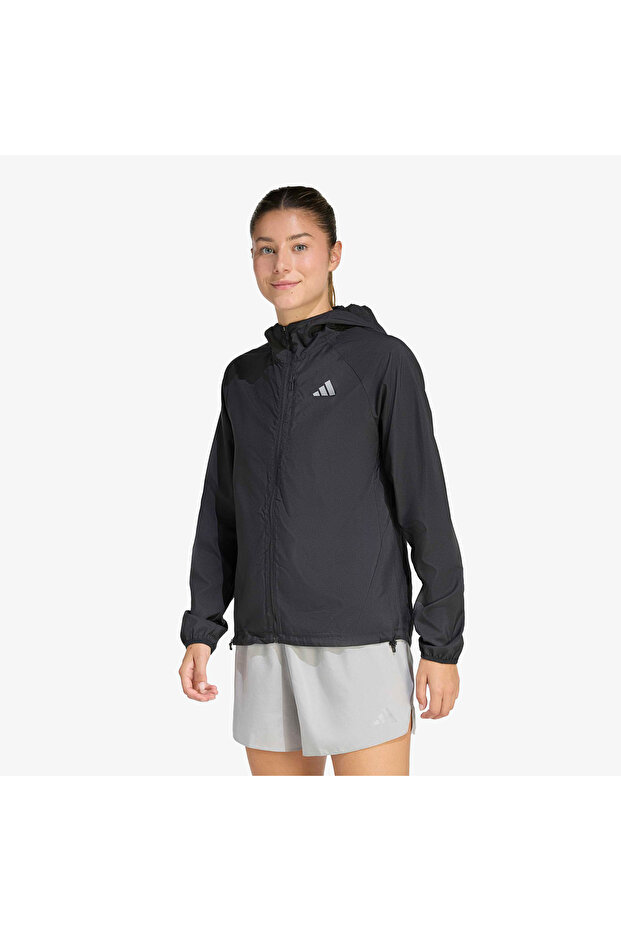 سترة Adi365 Running Essentials النسائية السوداء للجري