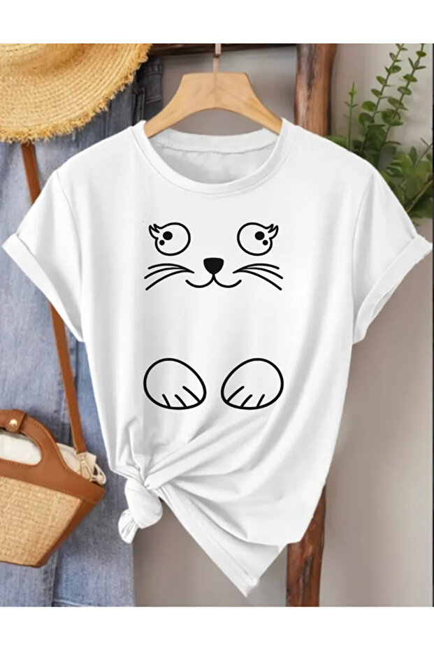 Unisex Crew Neck Oversize Cotton T-Shirt